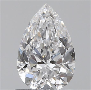 Picture of 0.80 Carats, Pear D Color, SI2 Clarity and Certified by GIA