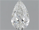 0.57 Carats, Pear G Color, VS2 Clarity and Certified by GIA