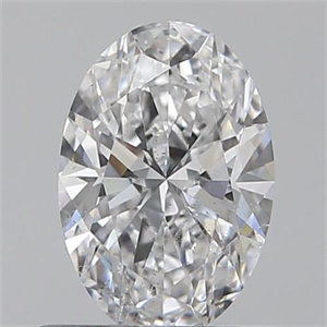 Picture of 0.60 Carats, Oval D Color, SI2 Clarity and Certified by GIA