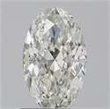 0.70 Carats, Oval J Color, SI2 Clarity and Certified by GIA