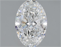 1.00 quilates, Ovalado , Color E, claridad VVS1 y certificado por GIA