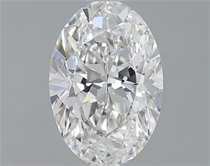 Picture of 1.01 Carats, Oval H Color, SI2 Clarity and Certified by GIA