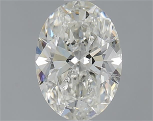 Picture of 1.01 Carats, Oval J Color, SI2 Clarity and Certified by GIA