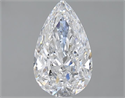 1.71 quilates, De pera , Color D, claridad SI2 y certificado por GIA