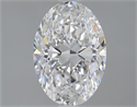 1.50 Carats, Oval F Color, SI1 Clarity and Certified by GIA