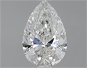 1.21 Carats, Pear H Color, SI2 Clarity and Certified by GIA