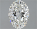 1.70 Carats, Oval I Color, SI2 Clarity and Certified by GIA