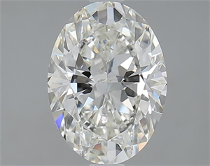 Picture of 1.70 Carats, Oval I Color, SI2 Clarity and Certified by GIA