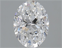 1.50 Carats, Oval E Color, SI1 Clarity and Certified by GIA