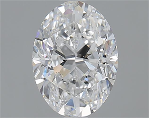 Picture of 1.50 Carats, Oval E Color, SI1 Clarity and Certified by GIA