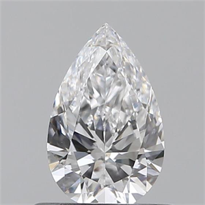 Picture of 0.50 Carats, Pear D Color, VVS2 Clarity and Certified by GIA