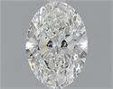 1.30 Carats, Oval H Color, SI2 Clarity and Certified by GIA