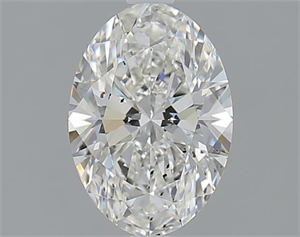 Picture of 1.30 Carats, Oval H Color, SI2 Clarity and Certified by GIA