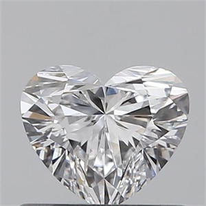 Picture of 0.50 Carats, Heart D Color, VS1 Clarity and Certified by GIA