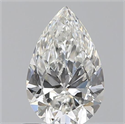 0.60 quilates, De pera , Color G, claridad VS1 y certificado por GIA