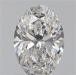 Picture of 0.70 Carats, Oval F Color, VVS2 Clarity and Certified by GIA