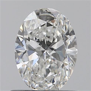 Picture of 0.60 Carats, Oval F Color, VS1 Clarity and Certified by GIA