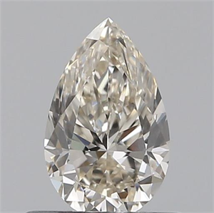 Picture of 0.50 Carats, Pear I Color, VVS2 Clarity and Certified by GIA