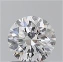 0.90 quilates, Redondo Ideal, Color D, claridad VS2 y certificado por GIA
