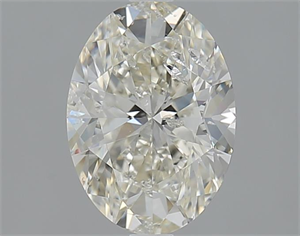 Picture of 1.52 Carats, Oval J Color, SI2 Clarity and Certified by GIA