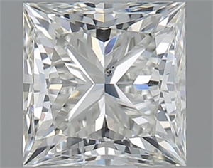 Picture of 1.00 Carats, Princess I Color, SI1 Clarity and Certified by GIA
