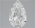 2.50 quilates, De pera , Color G, claridad VS2 y certificado por GIA