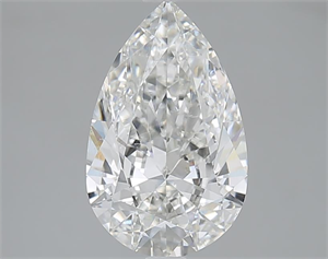 Picture of 2.50 Carats, Pear G Color, VS2 Clarity and Certified by GIA