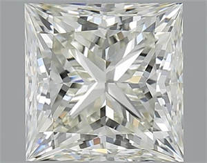 Picture of 3.01 Carats, Princess J Color, VVS2 Clarity and Certified by IGI