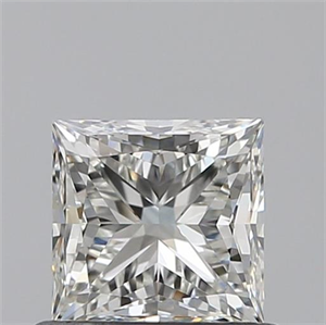 Picture of 0.70 Carats, Princess H Color, IF Clarity and Certified by GIA