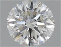1.01 Carats, Round with Excellent Cut, I Color, SI2 Clarity and Certified by GIA