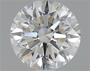 Picture of 1.01 Carats, Round with Excellent Cut, I Color, SI2 Clarity and Certified by GIA