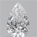 0.50 Carats, Pear D Color, VVS1 Clarity and Certified by GIA