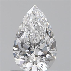 Picture of 0.50 Carats, Pear D Color, VVS1 Clarity and Certified by GIA