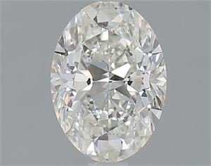 Picture of 1.01 Carats, Oval H Color, SI1 Clarity and Certified by GIA