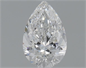 0.80 Carats, Pear E Color, SI2 Clarity and Certified by GIA