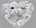 1.50 Carats, Heart G Color, VS1 Clarity and Certified by GIA