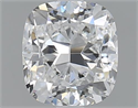 1.50 Carats, Cushion F Color, VVS2 Clarity and Certified by GIA