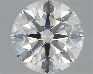 Picture of 2.51 Carats, Round with Excellent Cut, K Color, VS1 Clarity and Certified by GIA