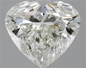 Picture of 3.02 Carats, Heart K Color, VS2 Clarity and Certified by GIA
