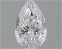 0.71 Carats, Pear D Color, VS2 Clarity and Certified by GIA