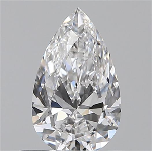 Picture of 0.50 Carats, Pear E Color, VVS2 Clarity and Certified by GIA
