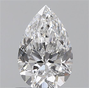 Picture of 0.70 Carats, Pear E Color, SI2 Clarity and Certified by GIA