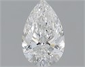 1.03 Carats, Pear F Color, VS2 Clarity and Certified by GIA