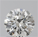 0.80 Carats, Round with Excellent Cut, J Color, VVS2 Clarity and Certified by GIA