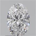 0.52 quilates, Ovalado , Color D, claridad VS1 y certificado por GIA