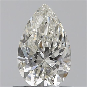 Picture of 0.60 Carats, Pear J Color, SI2 Clarity and Certified by GIA