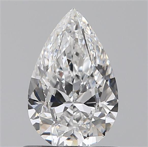Picture of 0.70 Carats, Pear D Color, VVS1 Clarity and Certified by GIA