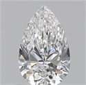 0.51 Carats, Pear D Color, VVS1 Clarity and Certified by GIA