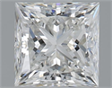 1.01 Carats, Princess G Color, SI1 Clarity and Certified by GIA