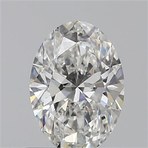 Picture of 0.60 Carats, Oval G Color, SI1 Clarity and Certified by GIA